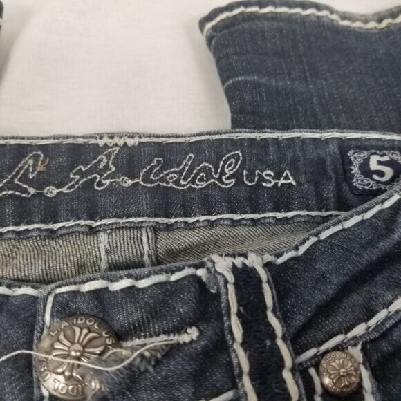 L.A Idol Denim Jeans Size 5 - Picture 6 of 6